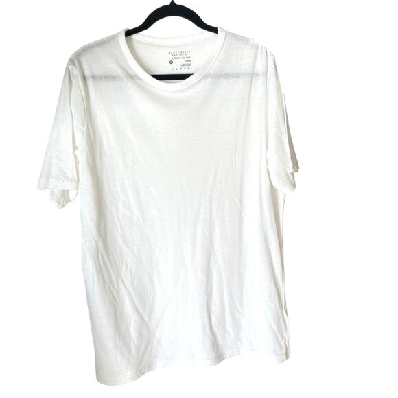 Perry Ellis Mens White Crew Neck T-Shirt XL 60% Cotton 40% Polyester - Picture 1 of 6